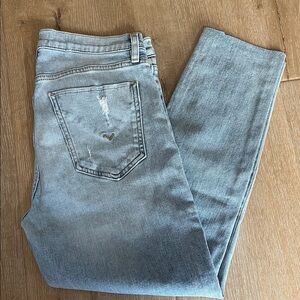 Hudson Jeans Woman’s Faded Blue Slim Jeans